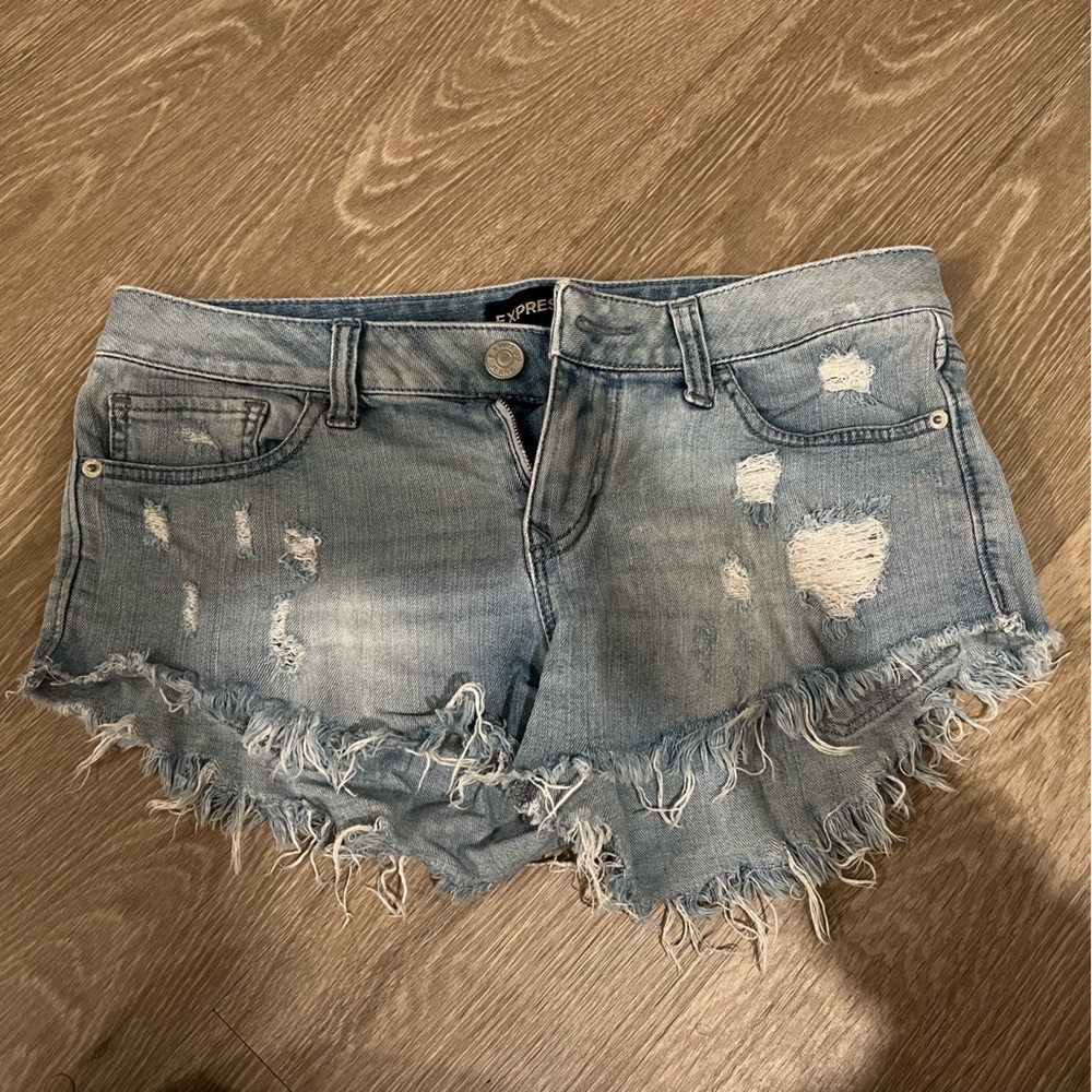 Express jean shorts - size 4.